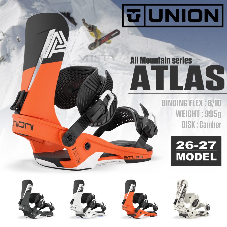 �y�\��z26-27 UNION BINDING ���j�I���o�C���f�B���O ATLAS �A�g���X / UNION�X�e�b�J�[�A�f�b�L�ی�V�[�g���v���[���g /�y���������z�y���{���K�i�z