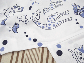 子供用浴衣　動物柄