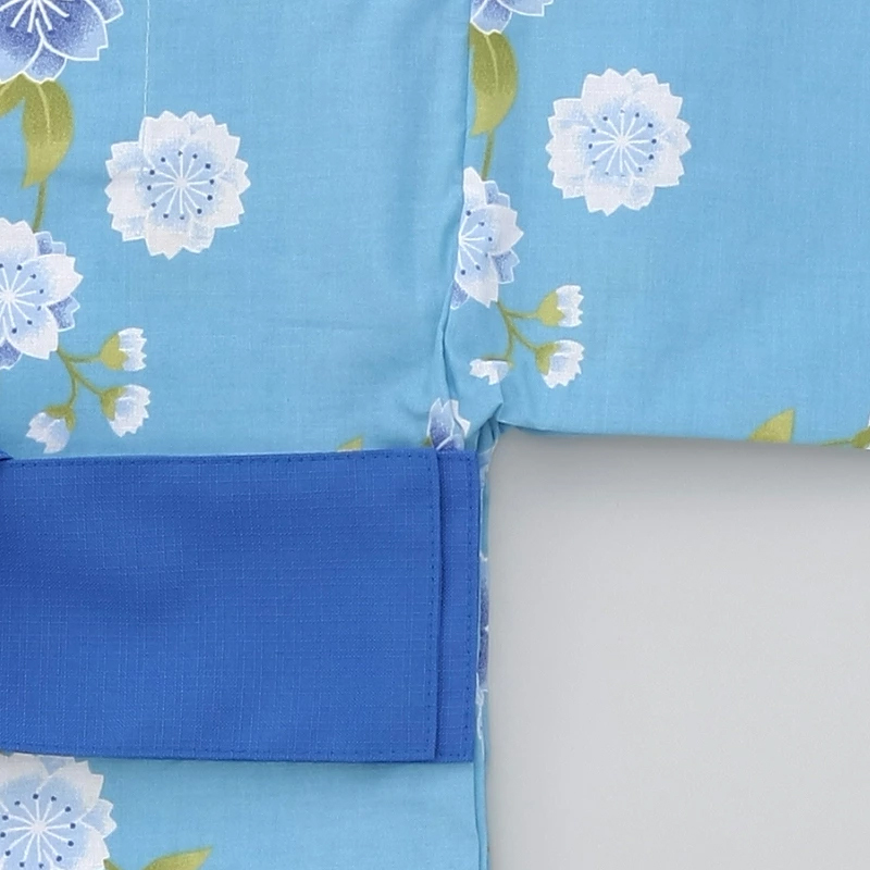 カラー仕立 子供浴衣（四本紐つき）かれん柄