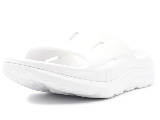 HOKA ONE ONE　ORA RECOVERY SLIDE 3　WHITE/WHITE (1135061-WWH)｜mita-sneakers