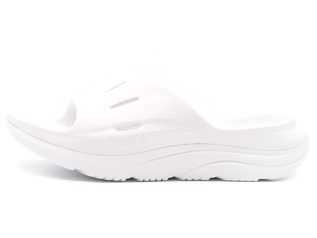 HOKA ONE ONE　ORA RECOVERY SLIDE 3　WHITE/WHITE (1135061-WWH)｜mita-sneakers｜03