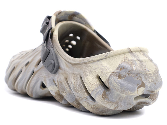 crocs　ECHO MARBLED CLOG　BONE/MULTI (208454-2Y3)｜mita-sneakers｜02