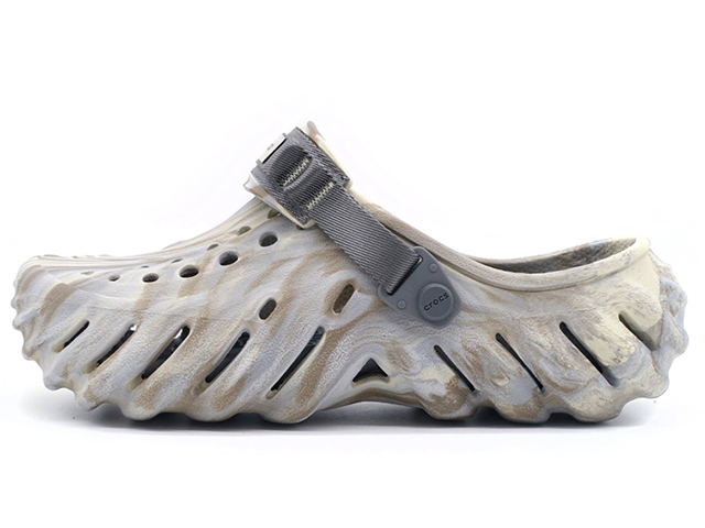 crocs　ECHO MARBLED CLOG　BONE/MULTI (208454-2Y3)｜mita-sneakers｜03