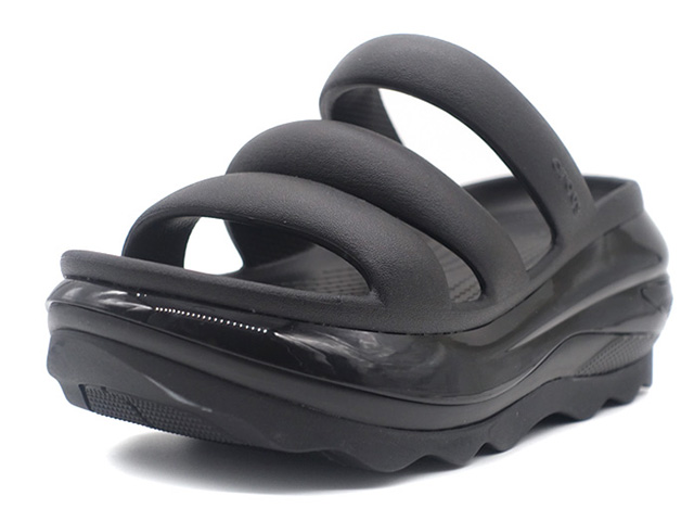 crocs　MEGA CRUSH TRIPLE STRAP　BLACK (209842-001)｜mita-sneakers