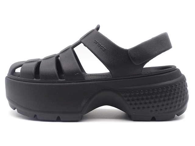 crocs　STOMP FISHERMAN SANDAL　BLACK (209938-001)｜mita-sneakers｜03