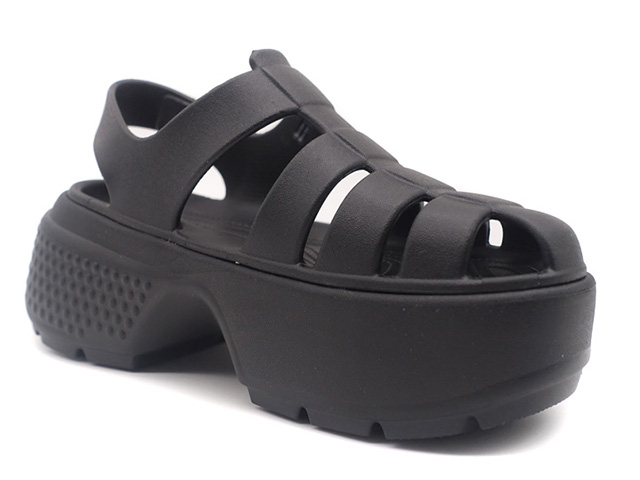 crocs　STOMP FISHERMAN SANDAL　BLACK (209938-001)｜mita-sneakers｜05