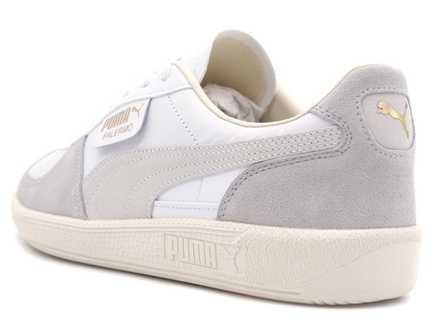 Puma　PALERMO LTH　PUMA WHITE/COOL LIGHT GRAY/SUGARED ALMOND (396464-02)｜mita-sneakers｜02