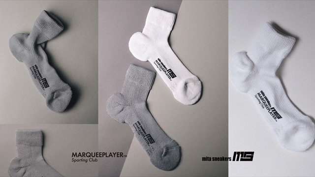 MARQUEE PLAYER　HYBRID RIB SOCKS SS "Made in JAPAN"　ASPHALT GRAY (9033)｜mita-sneakers｜04