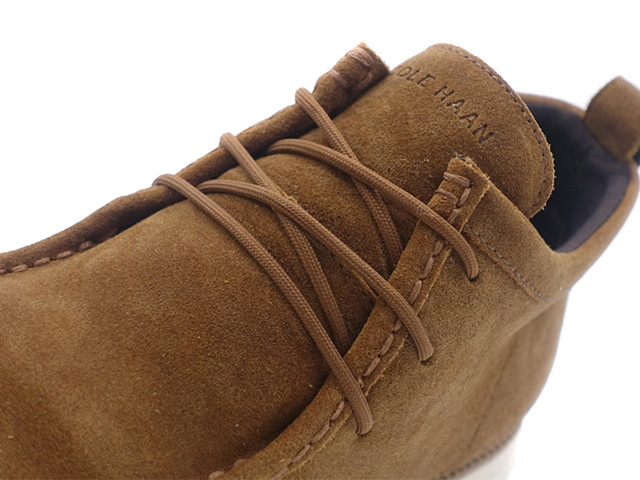 COLE HAAN　ORIGINALGRAND MOC TOE CHUKKA　OILY BROWN SUEDE/CH NATURAL/IVORY WR (C38734)｜mita-sneakers｜06