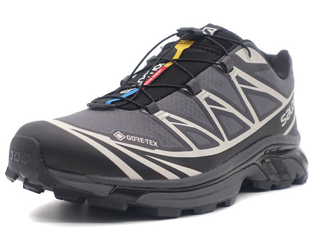 SALOMON　XT-6 GTX "GORE-TEX"　BLACK/EBONY/LUNAR ROCK (L41663500)｜mita-sneakers