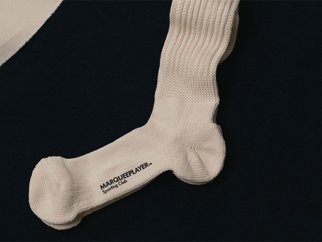 MARQUEE PLAYER　HYBRID RIB SOCKS HI "Made in JAPAN"　IVORY WHITE (MARQUEE-PLAYER32)｜mita-sneakers｜03