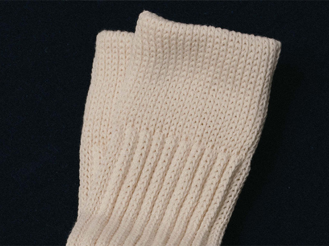 MARQUEE PLAYER　HYBRID RIB SOCKS HI "Made in JAPAN"　IVORY WHITE (MARQUEE-PLAYER32)｜mita-sneakers｜04
