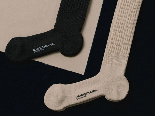 MARQUEE PLAYER　HYBRID RIB SOCKS HI "Made in JAPAN"　CHARCOAL (MARQUEE-PLAYER33)｜mita-sneakers｜05