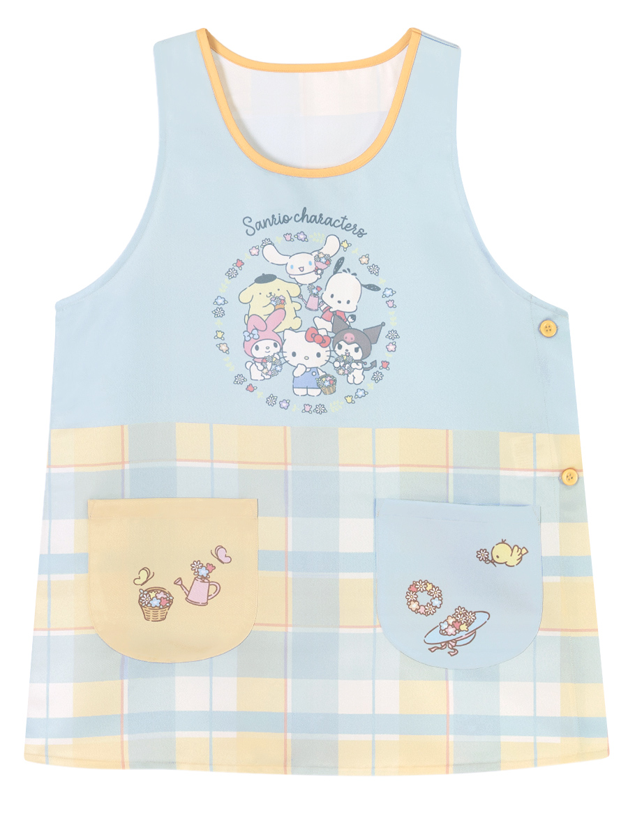 メール便送料無料】 エプロン 保育士 キャラクター プリント サンリオ