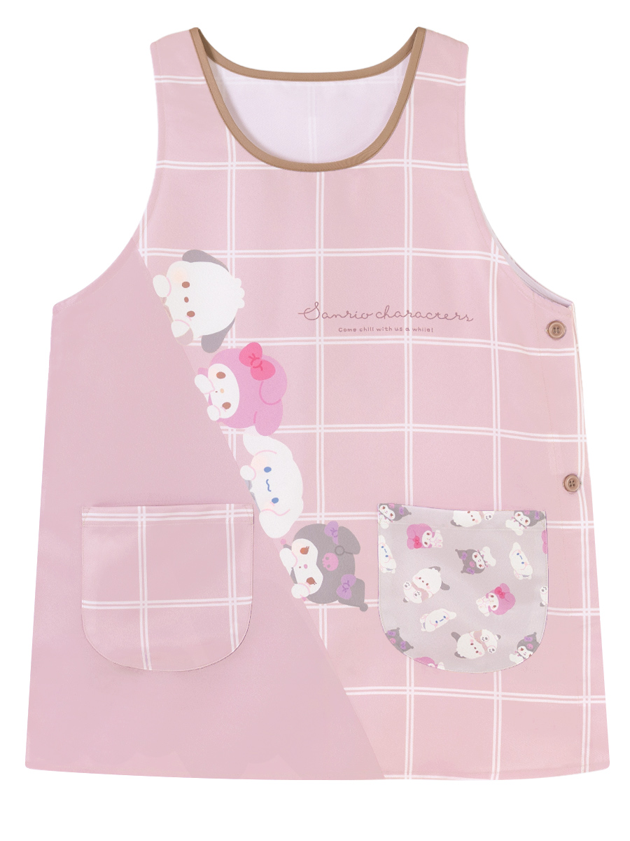 メール便送料無料】 エプロン 保育士 キャラクター プリント サンリオ