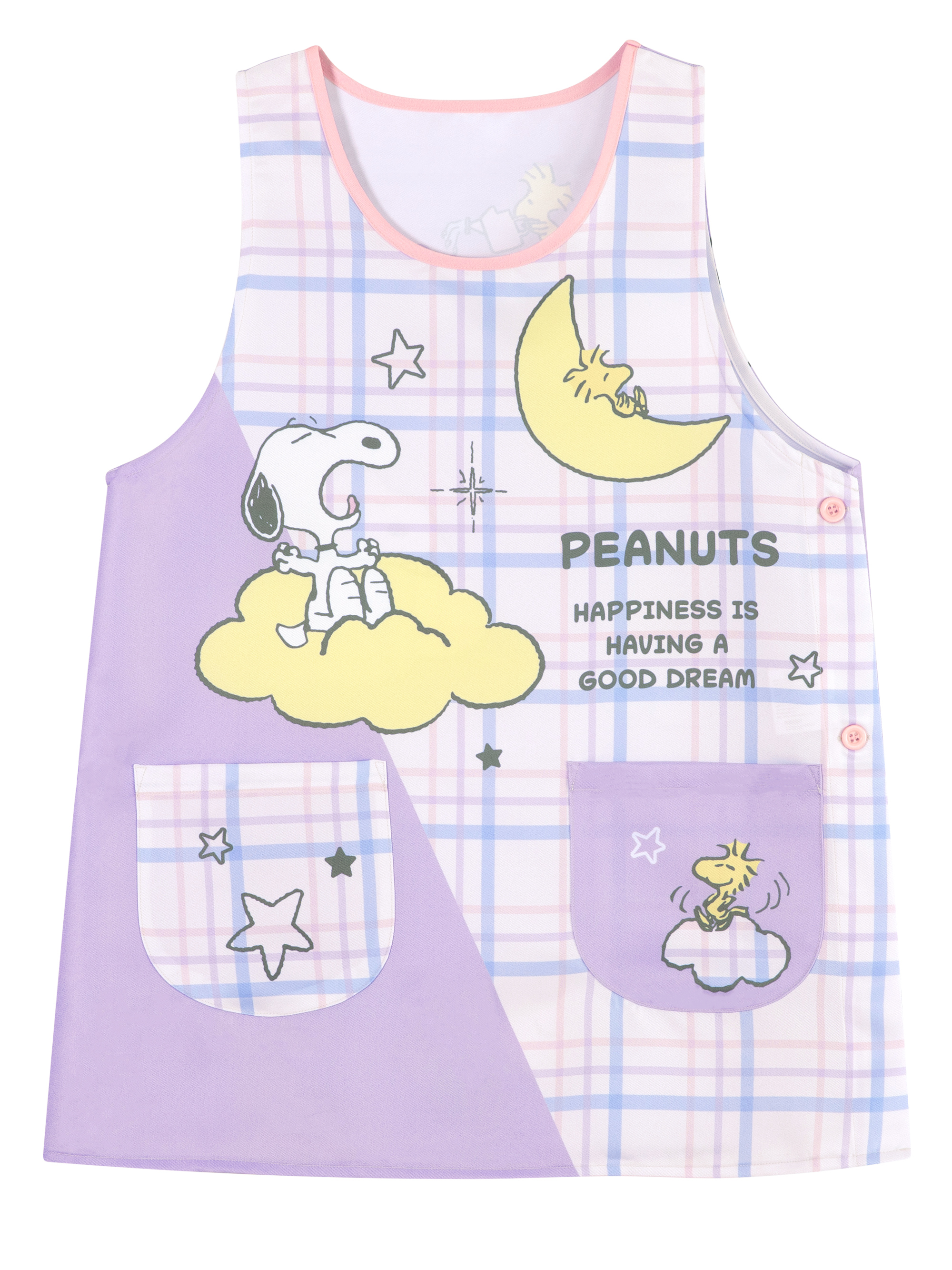 メール便送料無料】 エプロン 保育士 キャラクター プリント