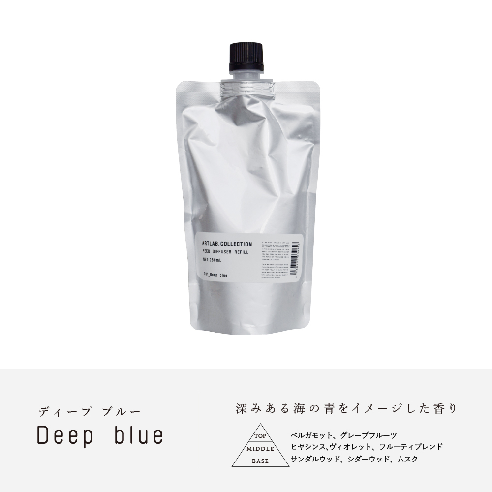 ARTLAB.COLLECTION (アートラボコレクション) リードディフューザー オイルレフィル (Deep blue)×２個｜mitastore｜02