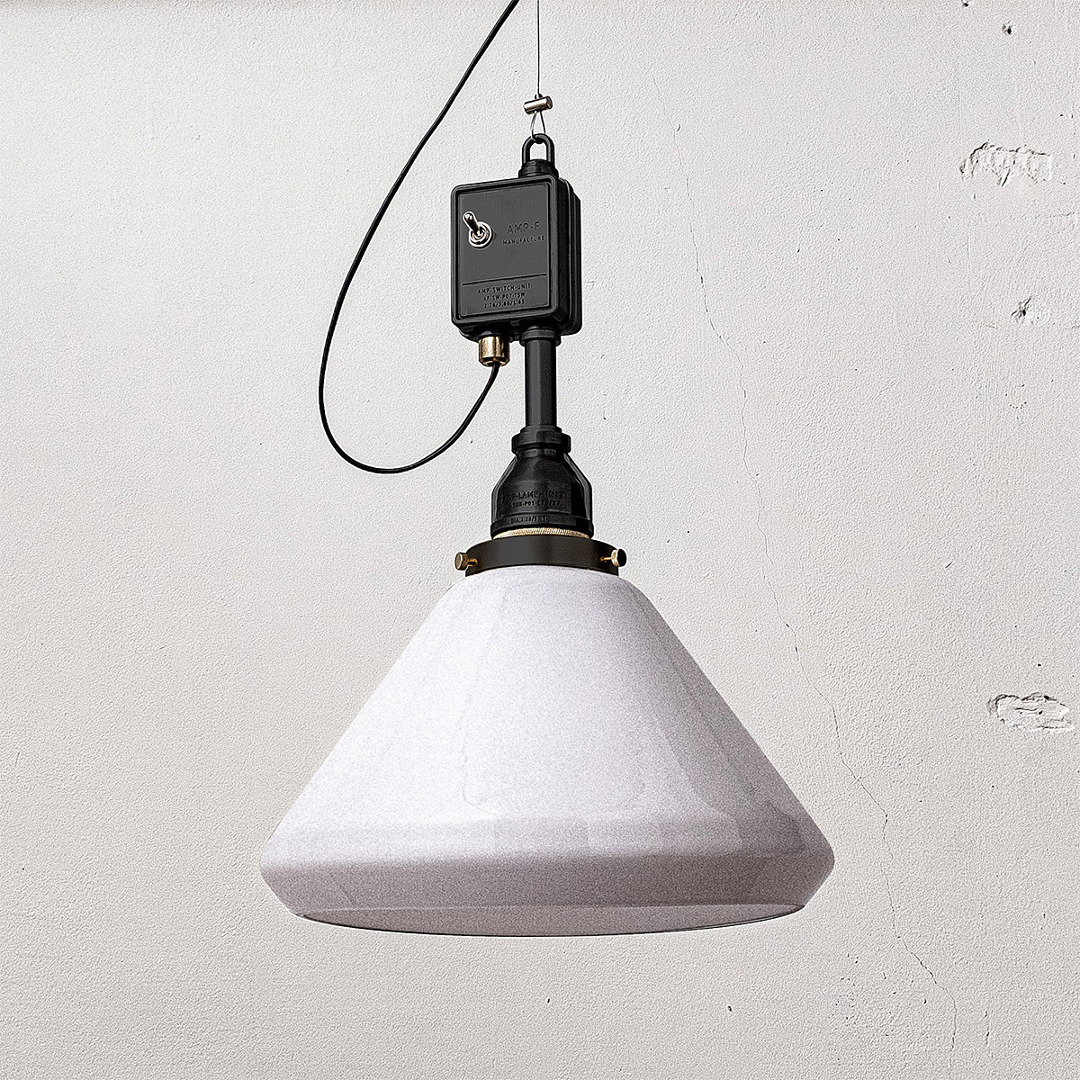AMP GLASS LAMP LARGE SWITCH アンパサンド ガラスランプ ラージ