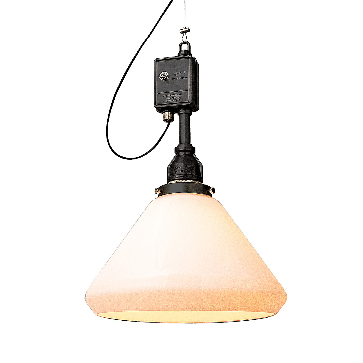 AMP GLASS LAMP LARGE SWITCH アンパサンド ガラスランプ ラージ