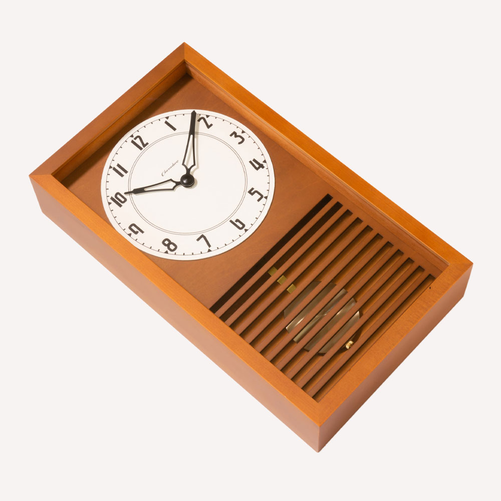 振り子時計 LATTICE PENDULUM CLOCK【CAFE BROWN】｜mitastore｜05