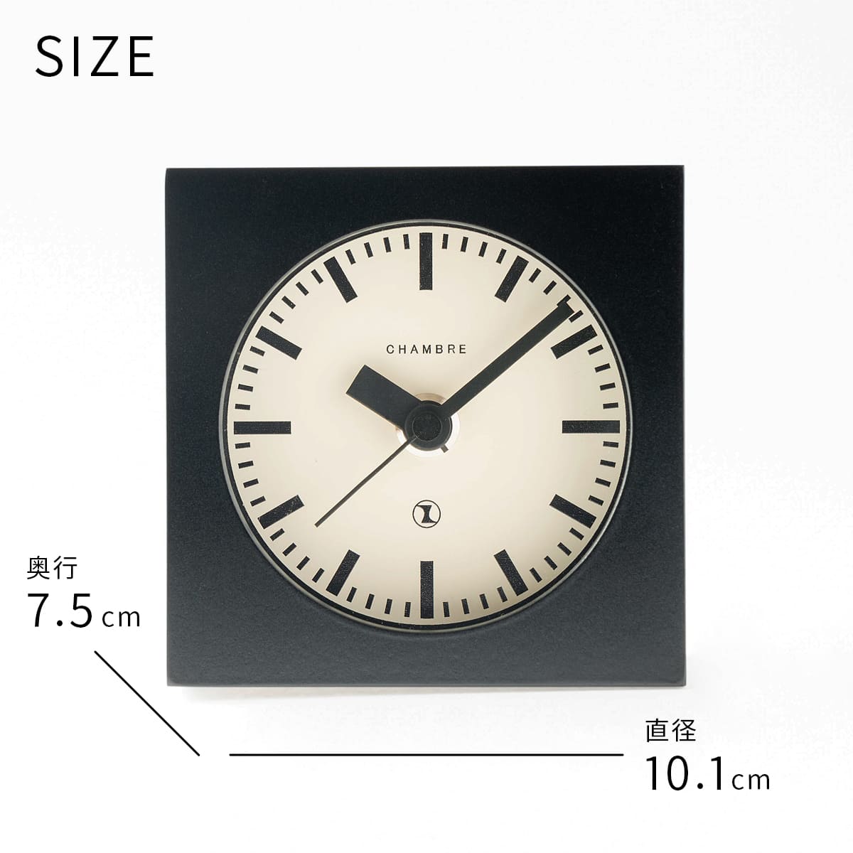 BLOCK DESK CLOCK 【NAVY】 : ミタストア - 通販 - Yahoo!ショッピング