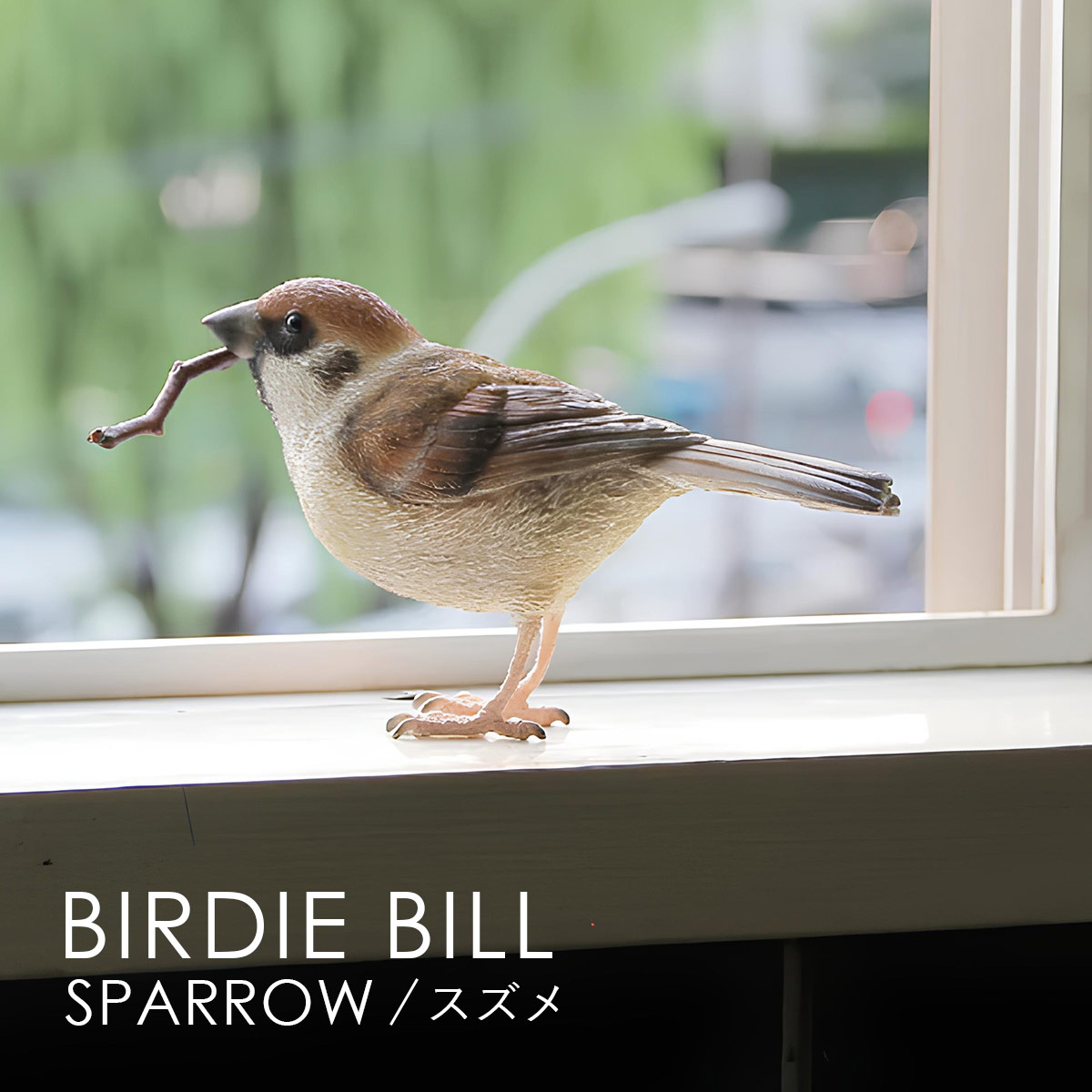 magnet BIRDIE BILL バーディ ビル SPARROW スズメ オブジェ クリップ