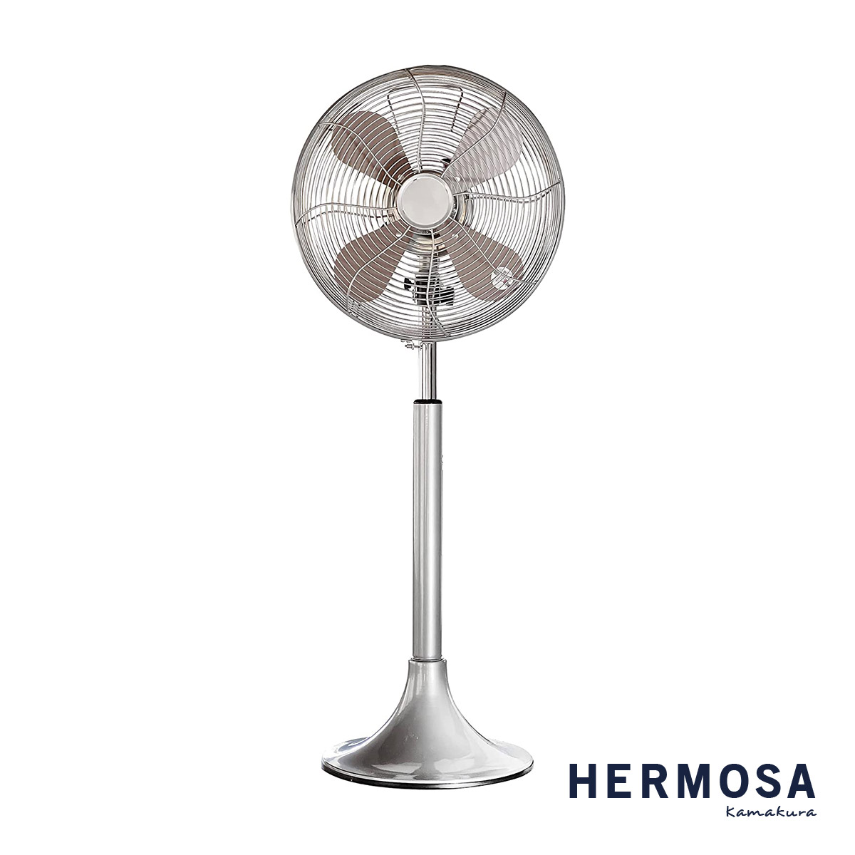 HERMOSA RETRO FAN 扇風機 本体 HERMOSA（ハモサ） RETRO FAN FLOOR レトロファン フロア シルバー
