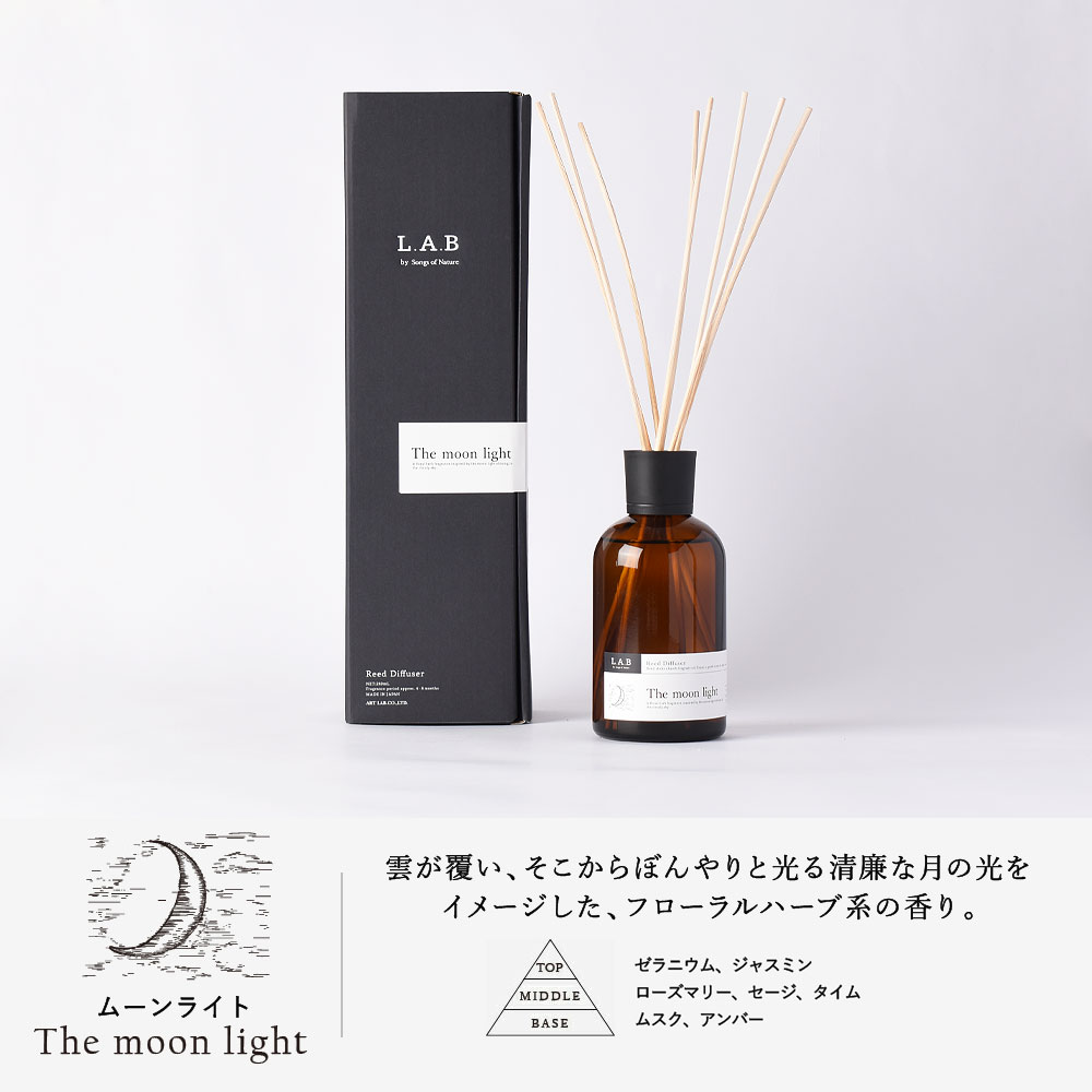 L.A.B リードディフューザー The moon light (ムーンライト) ART LAB