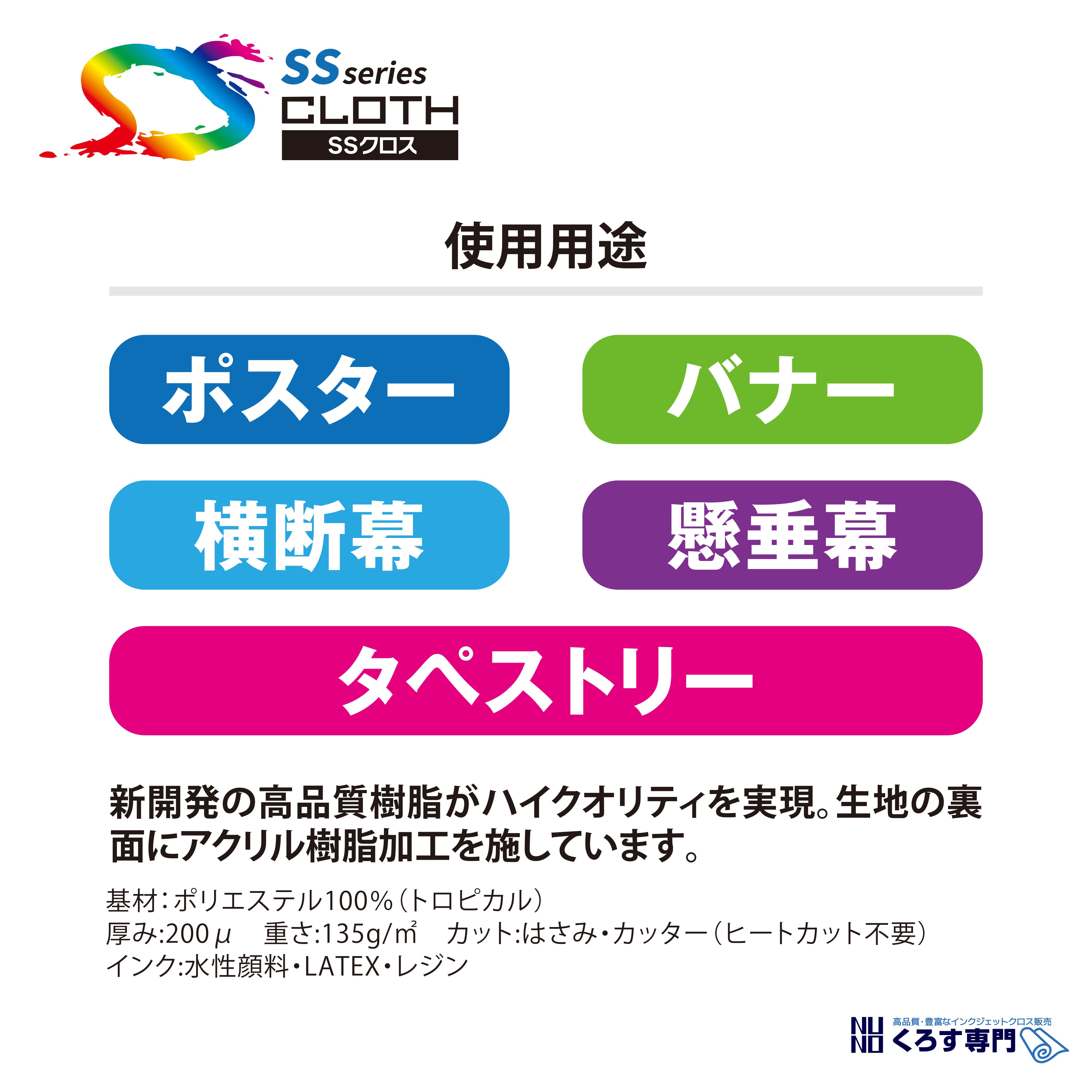 SS8000HQ フリーカットクロス 610mm×10M ( SS8000HQ-0610S ) 1本