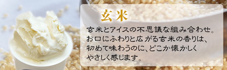 玄米アイス