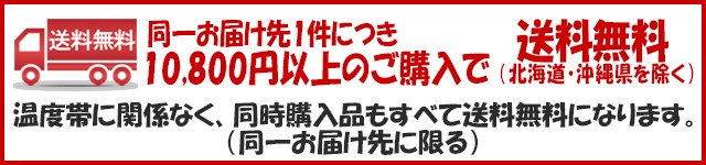 10,800円以上お買い上げでで送料無料