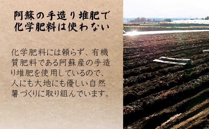 阿蘇の手作り堆肥で価格肥料は使わない