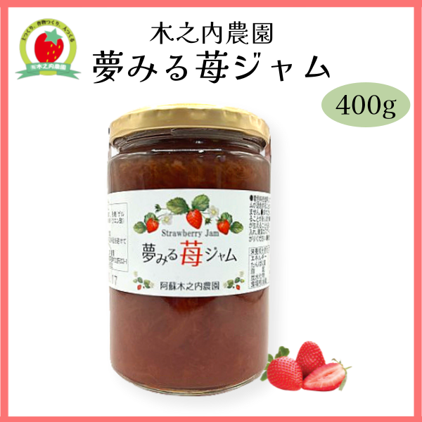 夢みる苺ジャム 400g 木之内農園 いちごジャム イチゴジャム