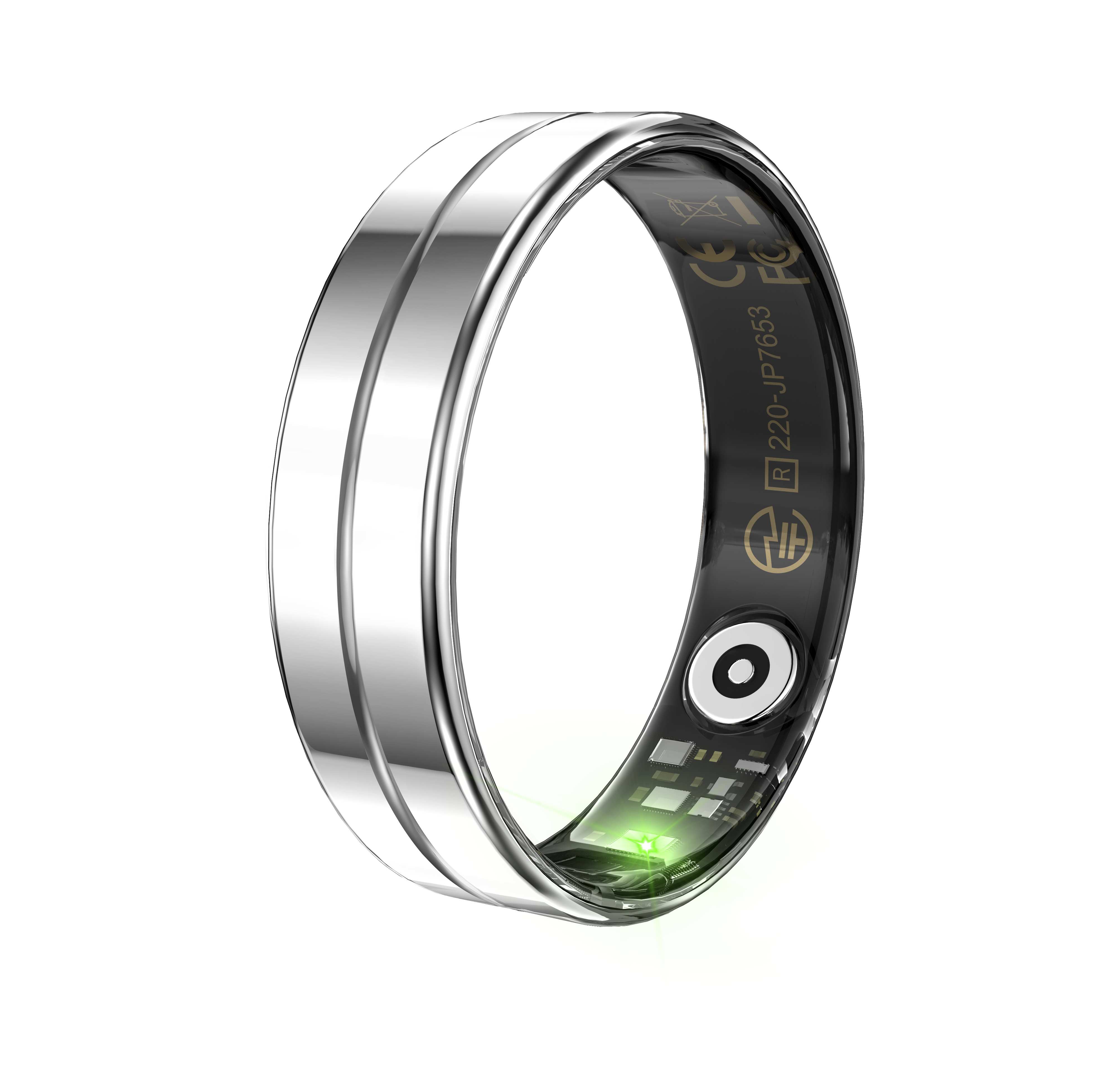 【充電タンク付き】スマートリング 健康管理 日本製センサー心拍数 血中酸素 歩数計 睡眠 実用的 IP68M防水 Android/iPhone対応 全5サイズ プレゼント |  | 02