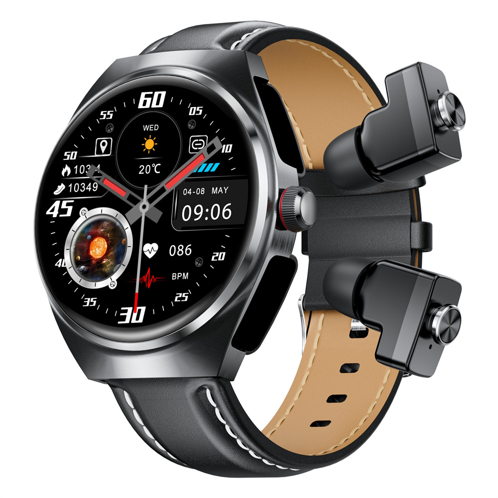 【TWS BLEヘッドセット】スマートウォッチ 日本製センサー 通話機能 血圧 血中酸素 心拍数 健康測定メンズ レディース 大画面 高精度 検測 防水 敬老の日 日本語 |  | 01