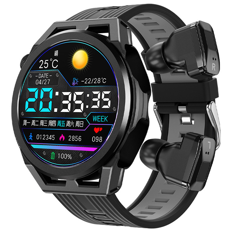 【TWS BLEヘッドセット】スマートウォッチ 日本製センサー 通話機能 血圧 血中酸素 心拍数 健康測定メンズ レディース 大画面 高精度 検測 防水 敬老の日 日本語 |  | 01