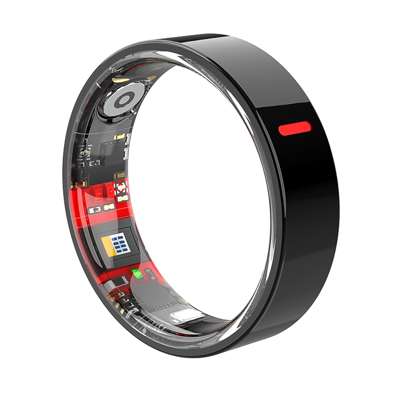 【血液成分機能付き】スマートリング 健康管理 日本製センサー心拍数 血中酸素 睡眠 実用的 血圧測定 IP68M防水 Android/iPhone対応 全7サイズ |  | 01