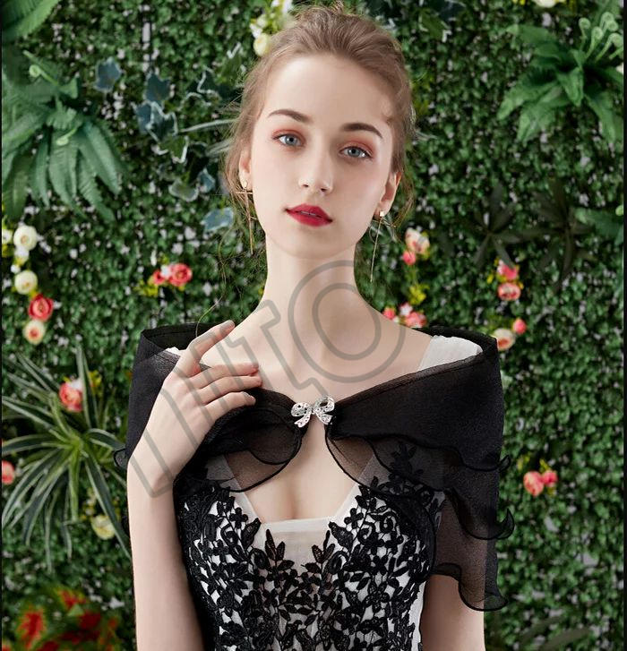 13色入 結婚式 ショール フォーマルショール パーティーショール ストール レッド 結婚式ボレロ ビジューショール パーティボレロ ボレロ ブラック  トップス | velours.ca