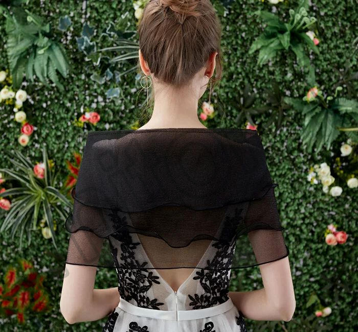 13色入 結婚式 ショール フォーマルショール パーティーショール ストール レッド 結婚式ボレロ ビジューショール パーティボレロ ボレロ ブラック  トップス | velours.ca