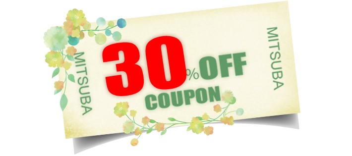 ドレス通販 みつばの「「みつば」30％OFFクーポン発行中！」のクーポン