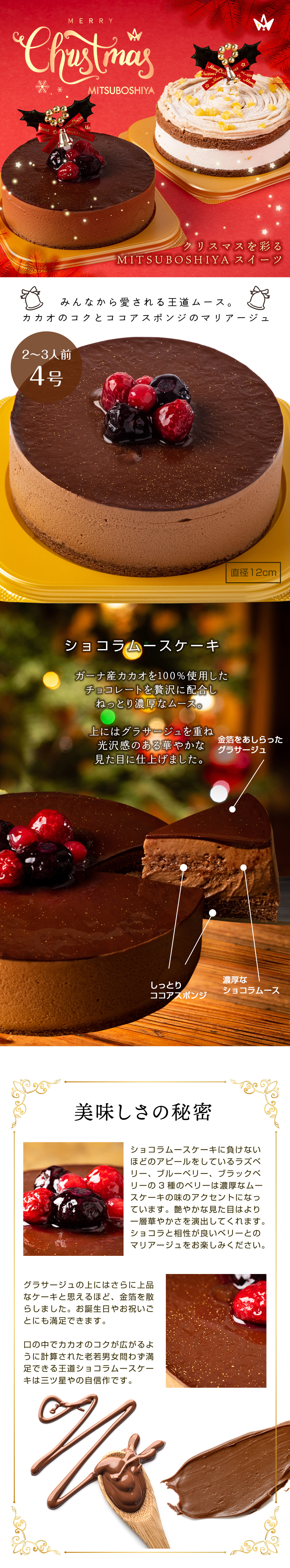 ショコラムースクリスマス(1)