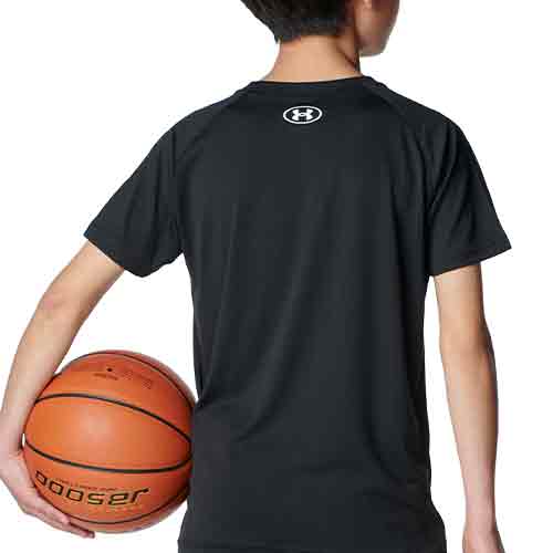アンダーアーマー UA テック グラフィック ショートスリーブ Tシャツ 半袖 ジュニア バスケットボール 6001287-001 | UNDER ARMOUR | 01