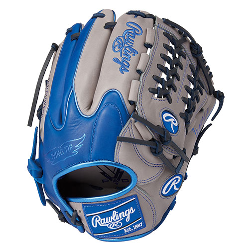 ローリングス Rawlings 軟式グローブ HYPER TECH COLOR SYNC オールフィールダー用  野球 GR4HTCN55W-GRY/RY｜mitsuhashi