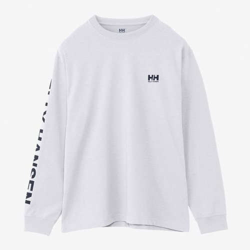 ヘリーハンセン HELLY HANSEN ロングスリーブ レターティー（ユニセックス）長袖Tシャツ HH32380-CW｜mitsuhashi