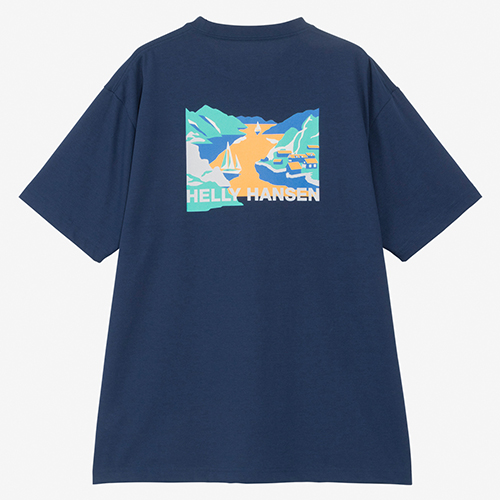ヘリー・ハンセン HELLY HANSEN ショートスリーブ ランドスケープティー 半袖 Tシャツ ユニセックス HH62507-ON｜スポーツミツハシ