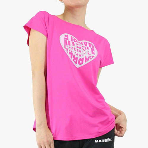 マーブル Marble ゆるフィットTシャツ 半袖 フィットネス ウィメンズ L2411-104-PNK ポイント利用