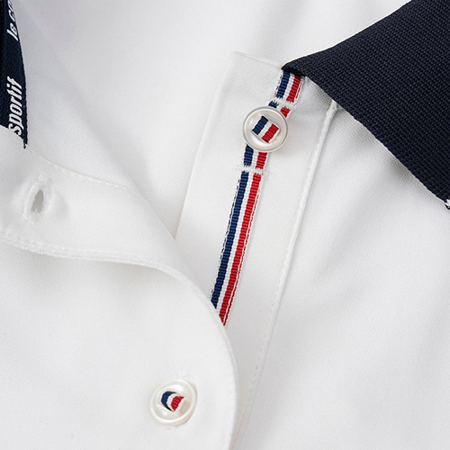 ルコック le coq sportif サンスクリーンポロシャツ  トレーニング/ジム・カジュアル 半袖 ウィメンズ LT5SHS40L-WH00 | le coq sportif | 01