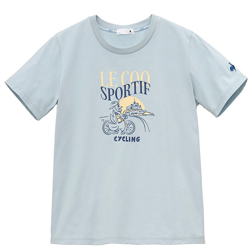 ルコック le coq sportif ルースターグラフィック半袖Tシャツ トレーニング/ジム・カジュアル 半袖 ウィメンズ LT5SHT12L-BL00