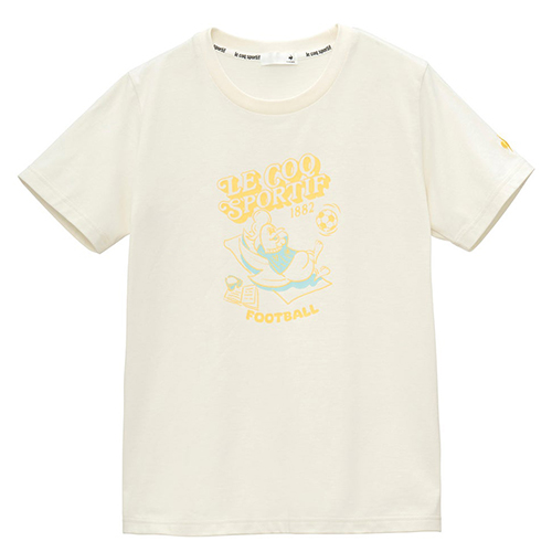 ルコック le coq sportif ルースターグラフィック半袖Tシャツ トレーニング/ジム・カジュアル 半袖 ウィメンズ LT5SHT12L-WH01
