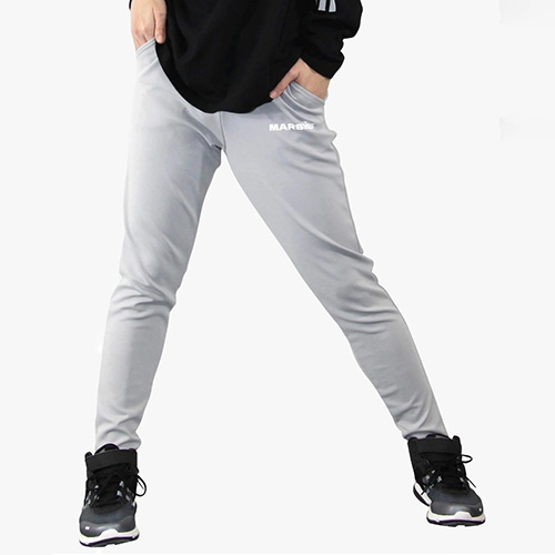 マーブル Marble スリムパンツ フィットネス ユニセックス U2411-605-L/GRY ポイント利用